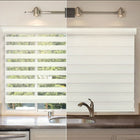 Modern Homes Cordless Sheer Shade, 60" x 72", White-100% polyester fabric