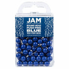 JAM Paper Colorful Push Pins - Round Head Map Thumb Tacks - Blue - 100 Pack-Color: Blue
