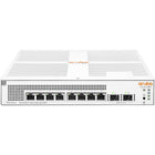 HP JL681A#B2C Aruba Instant On 1930 8G Class4 PoE 2SFP 124W Switch ROW-PoE 2SFP (24W) Switch; C15 PDU Jumper Cord (ROW)