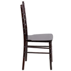 Flash Furniture HERCULES Series Wood Chiavari Chairs - Walnut - 2 Pack-Stack Quantity: 10