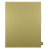 Mark Maker Legal Exhibit Index Tab Buff Single Tabs, 1/25th Cut, Letter Size, No Holes, Number 124, 25 Pack-Buff Single Tabs, 1/25th Cut