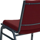 Flash Furniture – Chaise empilable robuste bourgogne à motifs à revêtement Hercules rembourrée de 3 po, 4/pqt-Quantité de pile: 12