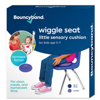Bouncyband Coussin sensoriel Little Wiggle Seat, Violet-Permet tranquillement le mouvement, permettant aux élèves d’être productifs tout en travaillant