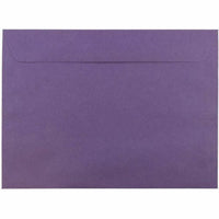 JAM Paper Booklet Envelopes - 9" x 12" - Dark Purple - 25 Pack -Colour: Dark Purple