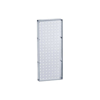 Azar Displays 20" x 8" Pegboard 1-Sided Wall Panel, Translucent Clear, 2 Pack-For use with flat surface