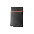 Champs Leather RFID Secure Case Wallet - Black-Genuine Leather
