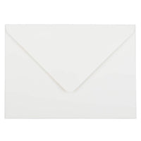 JAM Paper A7 Invitation Envelopes, 5.25 x 7.25, 80lb Strathmore Bright White Wove with V-Flap, 1000 Pack (1921392C)-Bright white