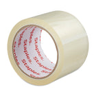 Staples Wide Packaging Tape, 72 mm x 50 m, 2-mil, Clear, 6 Pack-72 mm x 50 m