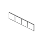 Office Star Napa Collection Frosted Glass Doors-Used with Office Star Napa Collection Credenza Hutch item # 889568, 889570, and 889571 (sold separately)