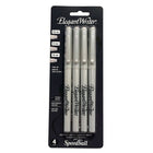 Speedball Elegant Writer Calligraphy Pen Set, Black, Assorted Nibs, 4 Pack-Set includes 4 black calligraphy markers 2 fine (2.0) and 1 each medium (2.5) and broad (3.0)