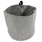Cathay Importers Polyester Round Basket, 8"Dia x 7"H, Grey, 3/Pack-Grey Colour; Polyester material