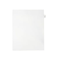 Mark Maker – Onglets séparateurs juridiques blancs, 1/26 onglets, format lettre, sans trous, lettre D, 25/paquet-Onglets séparateurs blancs, 1/26 onglets