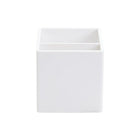 Poppin Pen Cup - White-Features two compartments to keep all your pens and pencils organized