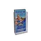 Azar Displays – Porte-brochures en polystyrène cristal modulaire à 3 plis, 7,88 x 4,63 x 1,25 (po), 10/paquet (252328)-Pour les documents imprimés mesurant 9 haut. x 4,125 larg. (po)
