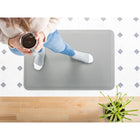 WeatherTech ComfortMat Anti Fatigue Mat - Stone - Grey-Grey