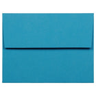 JAM Paper A2 Invitation Envelopes, 4.38 x 5.75, Brite Hue Blue Recycled, 100 Pack (WDBH600g)-Blue