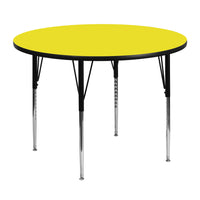 Flash Furniture 48" Round HP Laminate Activity Table - Yellow-Popular Round Activity Table