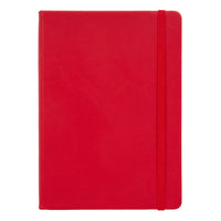 General Supply Goods + Co Notebook Pen Set - Vegan Leather - Red-240 lined pages