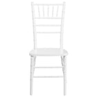 Flash Furniture HERCULES Series Wood Chiavari Chairs - White - 2 Pack-Set of 2 Wooden Chiavari Chairs
