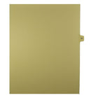 Mark Maker Legal Exhibit Index Tab Buff Single Tabs, 1/15th Cut, Letter Size, No Holes, Number 51, 25 Pack-Buff Single Tabs, 1/15th Cut