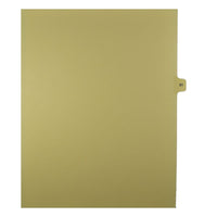 Mark Maker Legal Exhibit Index Tab Buff Single Tabs, 1/15th Cut, Letter Size, No Holes, Number 51, 25 Pack-Buff Single Tabs, 1/15th Cut