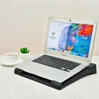DAC MP-195 Height and Angle Adjustable Laptop Stand, Black-Cable organizer with 6 slots promotes a tidier desktop