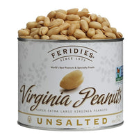 Feridies Unsalted Virginia Peanuts - Large Tub-Feridies Unsalted Virginia Peanuts are the same delicious healthy peanuts you have come to know but without the salt.
