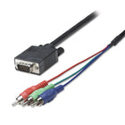 BlueDiamond VGA to Component Monitor Cable - 6ft, (6315)-Ensures signal integrity and reduces need for multiple adapters