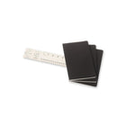 Moleskine Cahier Soft Cover Plain Journal - 5" x 8-1/4" - Black - 3 Pack-Last 16 sheets detachable