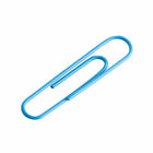 JAM Paper Colored Jumbo 2" Paper Clips - Baby Blue - 3 Packs of 75-These colorful paperclips are great for organizing papers at home, school, or the office
