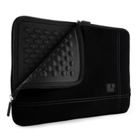 Housse de Protection Ordinateur, suède, Vangoddy Pochette PC Portable Ultrabook Sacoche Laptop Compatible 15,6 po, Noir-Convient aux ordinateurs portables de 15,6 pouces
