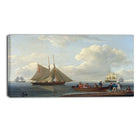 Designart William Anderson, A Wherry Taking Passengers Out Canvas Art Print, (PT5001-40-20)-Print
