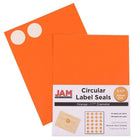 JAM Paper Round Circle Label Sticker Seals, 1.67" diameter, Assorted Bright Colours, 4 Packs of 120 (147627assrt)-5