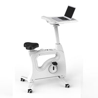 GoTyger Home & Office Exercise Bike with Height Adjustable Desk-Exercise Bike