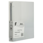 JAM Paper Plastic 3 Ring Binder, 1 Inch, Clear, 5 Pack (751T1clg)-11.6" x 10.4"