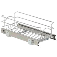 TygerClaw TYKCWB111222 Multifunctional Single-Layer Base Drawer Cabinet Organizer 12"x22"-It has four vertical side-mount basket positions.