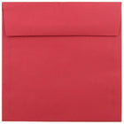 JAM Paper Enveloppes recyclées carrées, 6 1/2 x 6 1/2 (po), 25/paquet, rouge-Dimensions : 6 1/2 haut. x 6 1/2 larg. x 0,1 prof. (po)