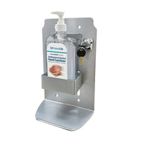 Futech Hand Sanitizer Wallmount With 500 ml Bottle - Silver-Wallmount Display