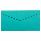 JAM Paper Monarch Recycled Coloured Envelopes - 3.875" x 7.5" - Sea Blue - 50 Pack -Colour: Sea Blue