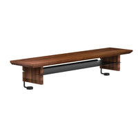 DecentLiving Monitor Stand Riser - 36" - Solid Walnut-Hand-Made from premium local walnut, cherry and maple lumber