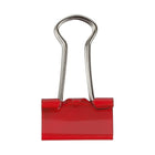 JAM Paper Binder Clips, Small, 19mm, Red Binderclips, 5 packs of 25 (334BCREg)-Red