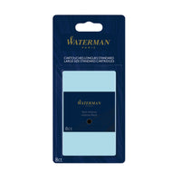 Waterman – Recharges pour stylo à plume – paquet de 8  -Les cartouches de rechange sont conçues pour les stylos à cartouche Waterman