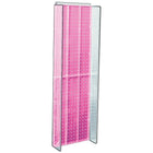 Azar Displays 44" x 14" Pegboard Powerwing Display, Pink (700350-PNK)-For use with wall pegboard or slat wall
