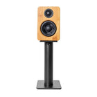Kanto SP9 9" Tall Universal Desktop Speaker Stands with Cable Management - Black-Hollow interior conceals cables and speaker wire