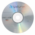 Verbatim DVD+RW 4.7GB 4X with Branded Surface - 10 Pack-Recording/Read/Write Speed and Time: 1X-4X DVD+RW recording speed