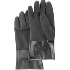 Showa Best Glove Black Knight Gloves, Size 10/Large, 12" L, Pvc, Jersey Inner Lining - 36 Pack-Cuff Style Gauntlet