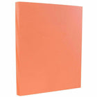 JAM Paper Vellum Bristol Index Cardstock - 110 lb - 8.5" x 11" - Salmon - 50 Sheets-Color: Salmon / Our premium solid core cardstock shows no white when folding, tearing, or cutting; its colorful all the way through! This vellum cardstock is NOT translucent, but JAM Paper does carry that in multiple colors if its what you are looking for.