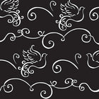 Millbrook Studios Flat Wrap, Love Birds, 12 Pack (57043)-Each sheet is 19" x 27"