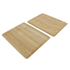 Cathay Importers Bentwood Rectangle Tray 13"W x 10"D x 0.4"H - Light Brown - 2 Pack-Ideal for organizing, serving, displaying your favourite things, and as an accent piece