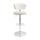 Plata Import Venice Stool, 26"H, White (A-5041C-W)-Bar Stool
